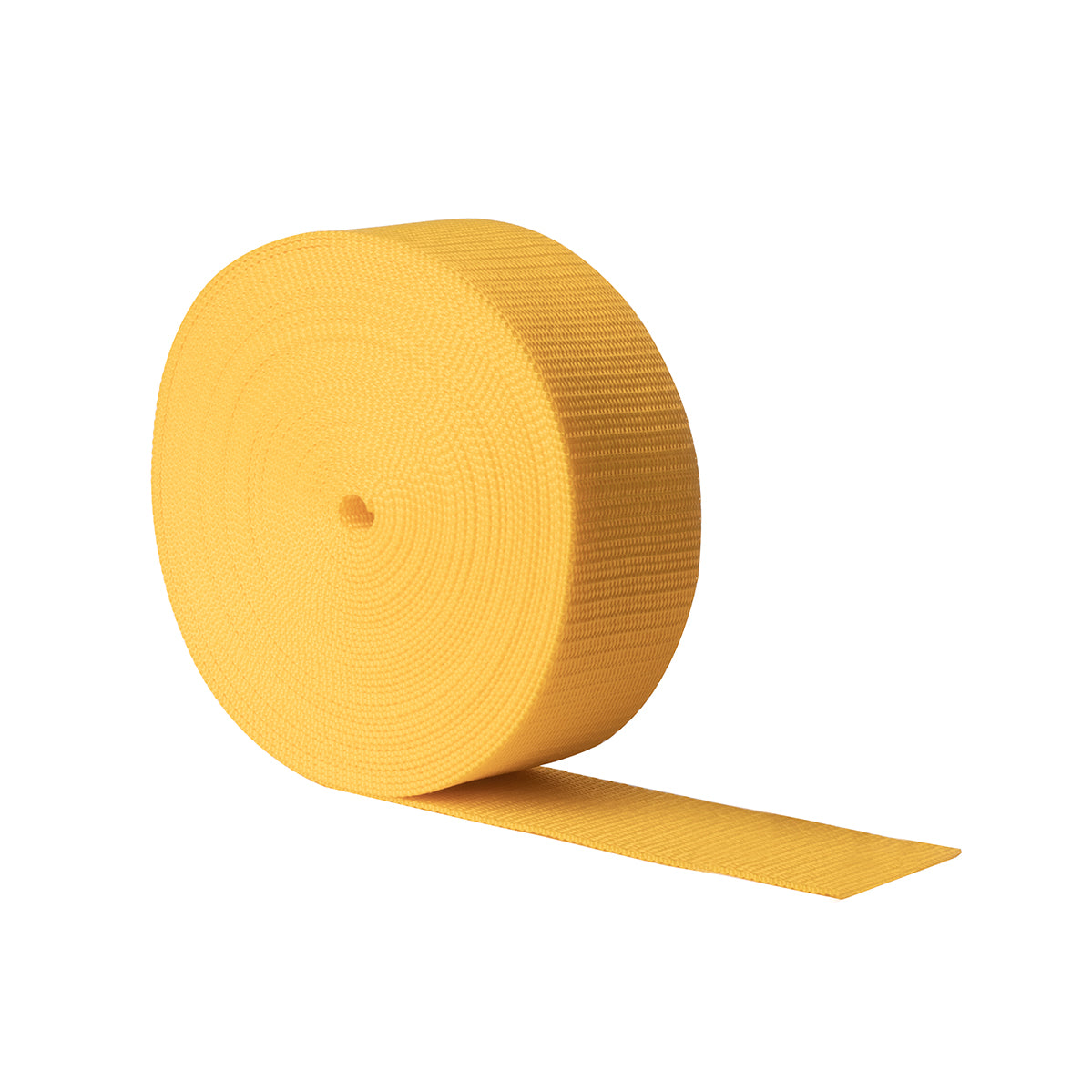 Yellow Polypropylene Webbing 38mm