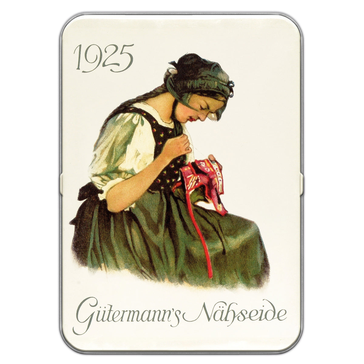 Gutermann Thread Storage Tin- Nostalgic '1925'- Sew-All 8 x 100m- Classic Shades