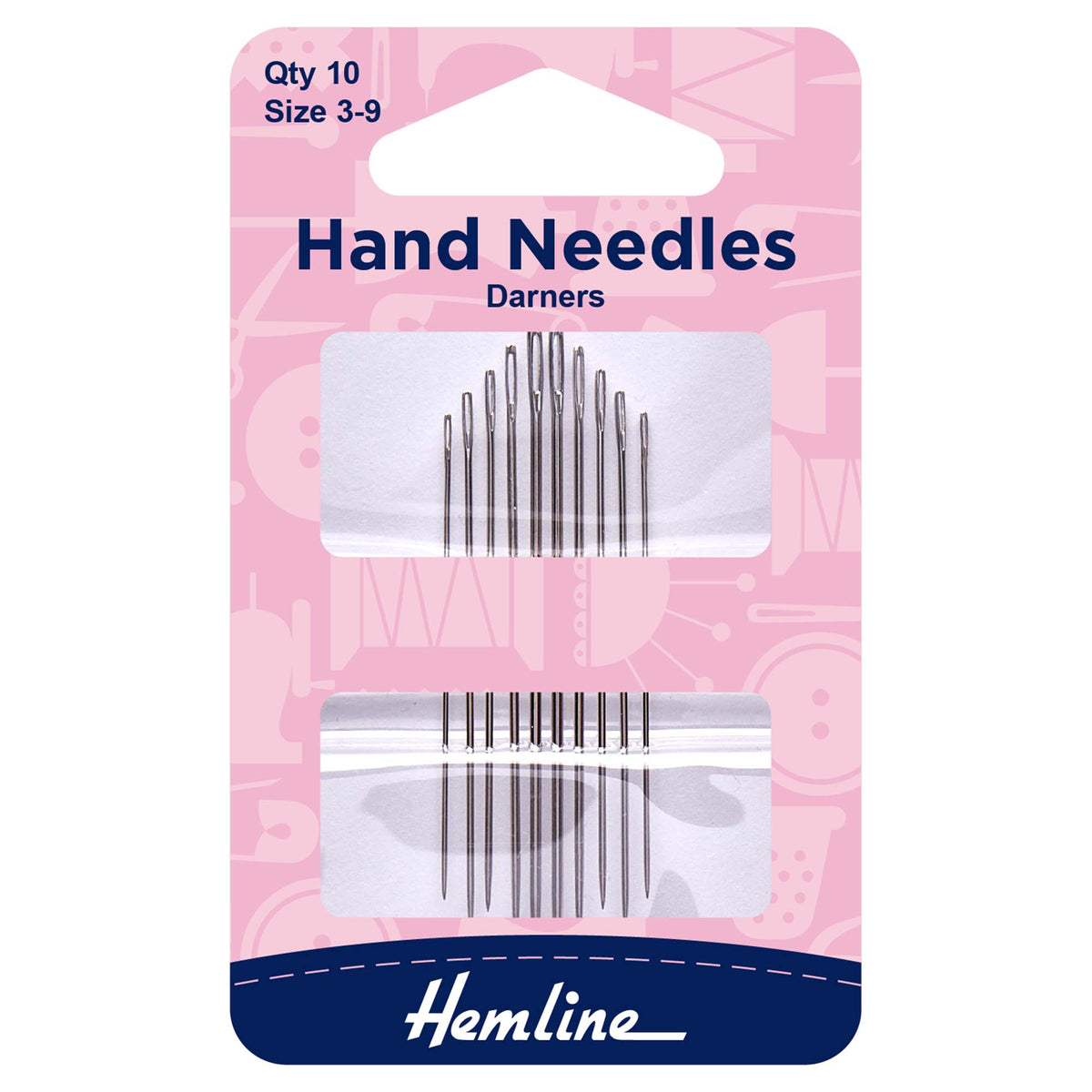 Hemline Hand Sewing Needles – Darners Sizes 3–9 - H204.39