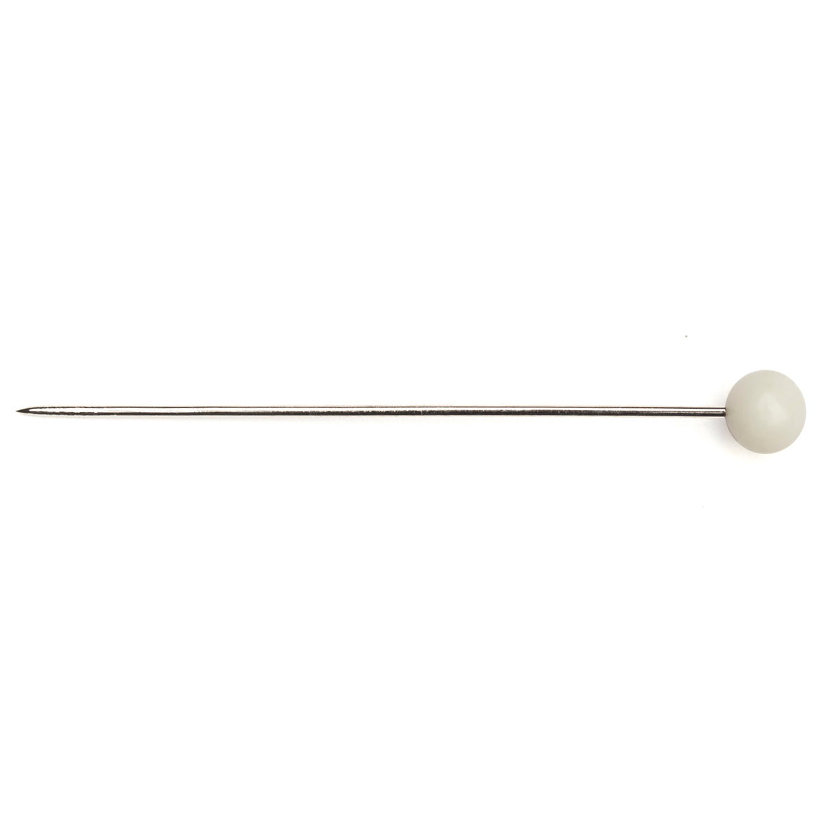 Hemline Plastic Head Dressmaking Pins – 38mm Nickel, Pack of 200 - H668.20