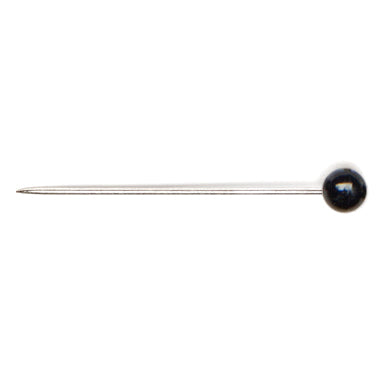 Hemline Pearl Head Dressmaking Pins – Assorted 38mm Nickel, Pack of 40 - H669