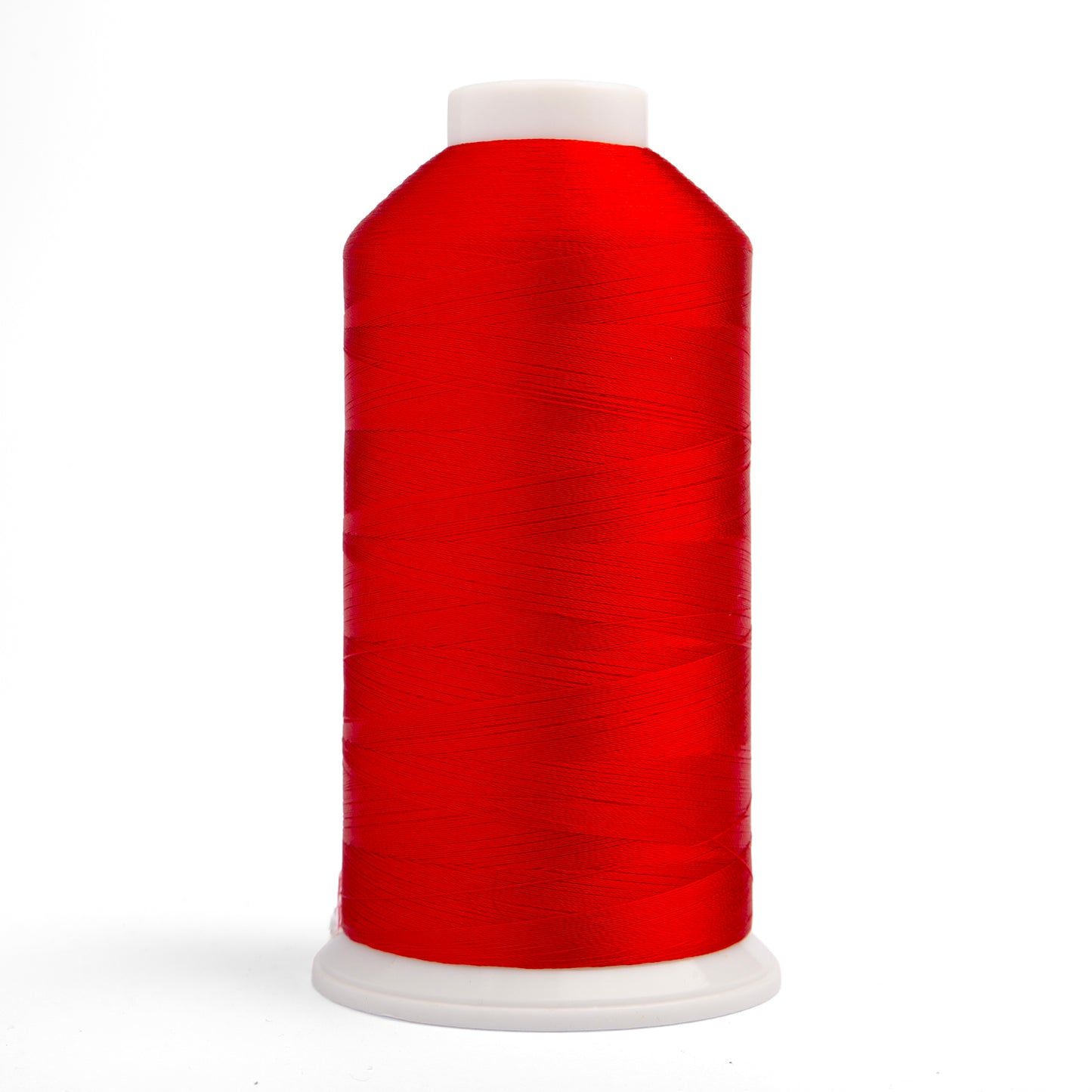 Single Huge Spool 5000M/Each Rayon Machine Embroidery Thread 40WT for Commercial and Domestic Machines - Red