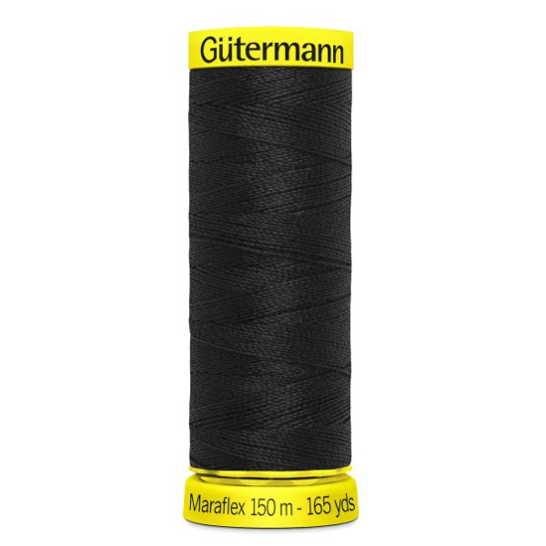 000 Gutermann Maraflex Thread 150m - Black