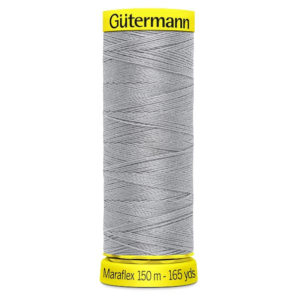 38 Gutermann Maraflex Thread 150m - Mid Silver