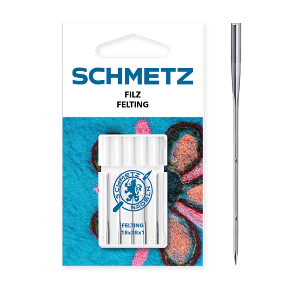 Schmetz Felting Size 100 Machine Needles 5 Piece Card SCH-717457