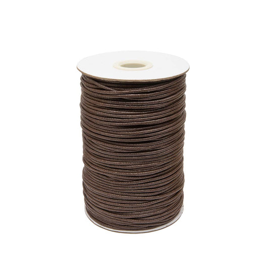 Waxed Cord 2mm Brown