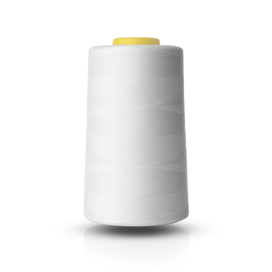 Overlocking Thread Single White