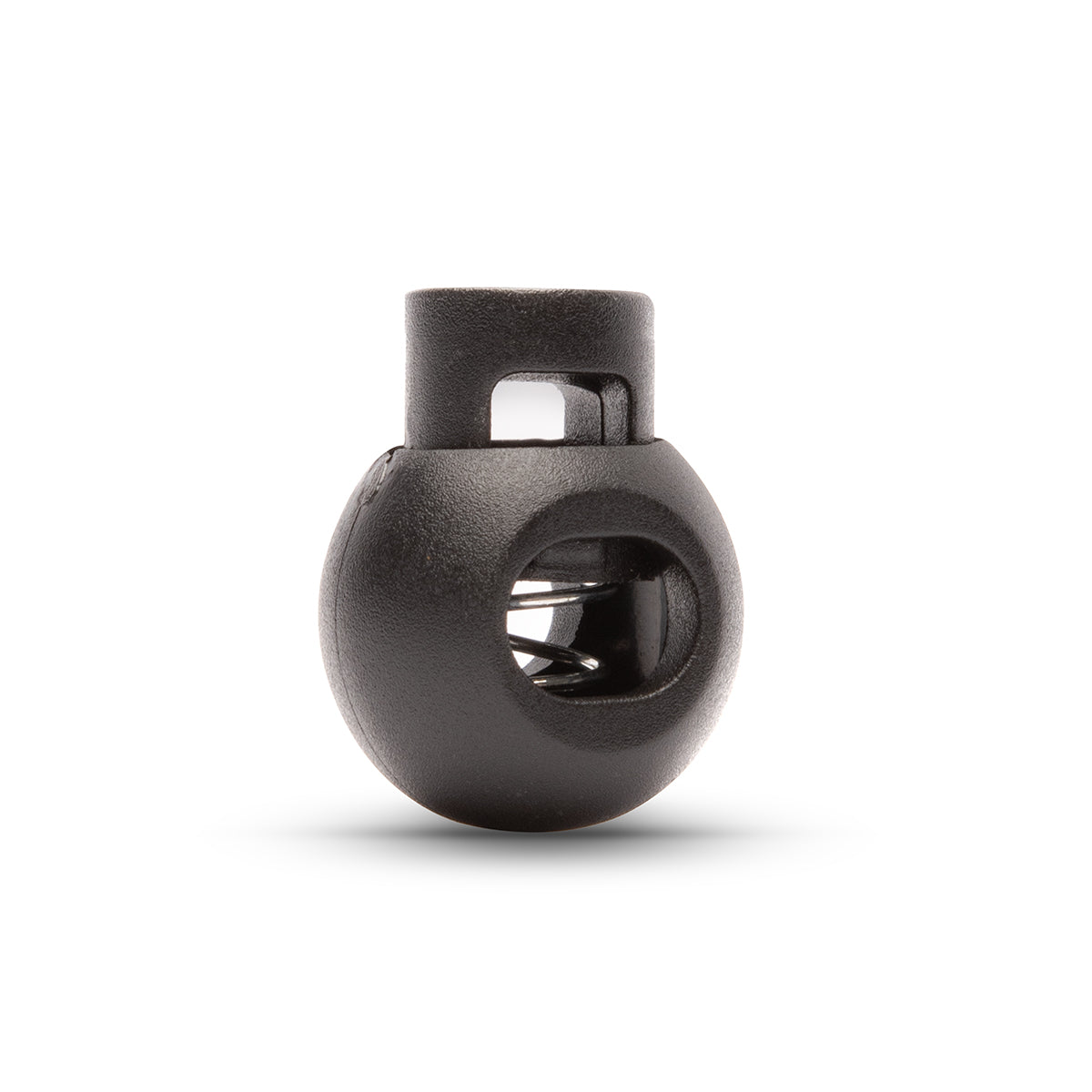 Realm Wholesale – Single Hole Round Cord Locks Black