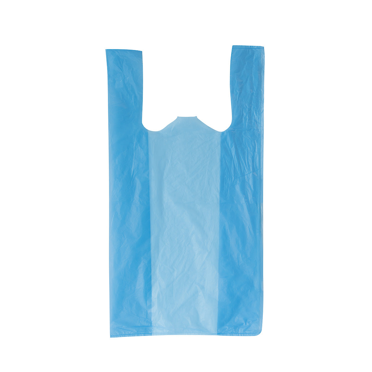 Blue Plastic Vest Carrier Bags