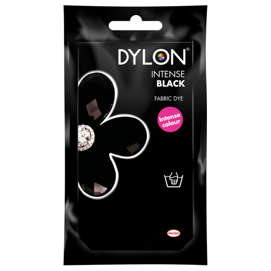Dylon Hand Fabric Dye – Intense Black Colour 12