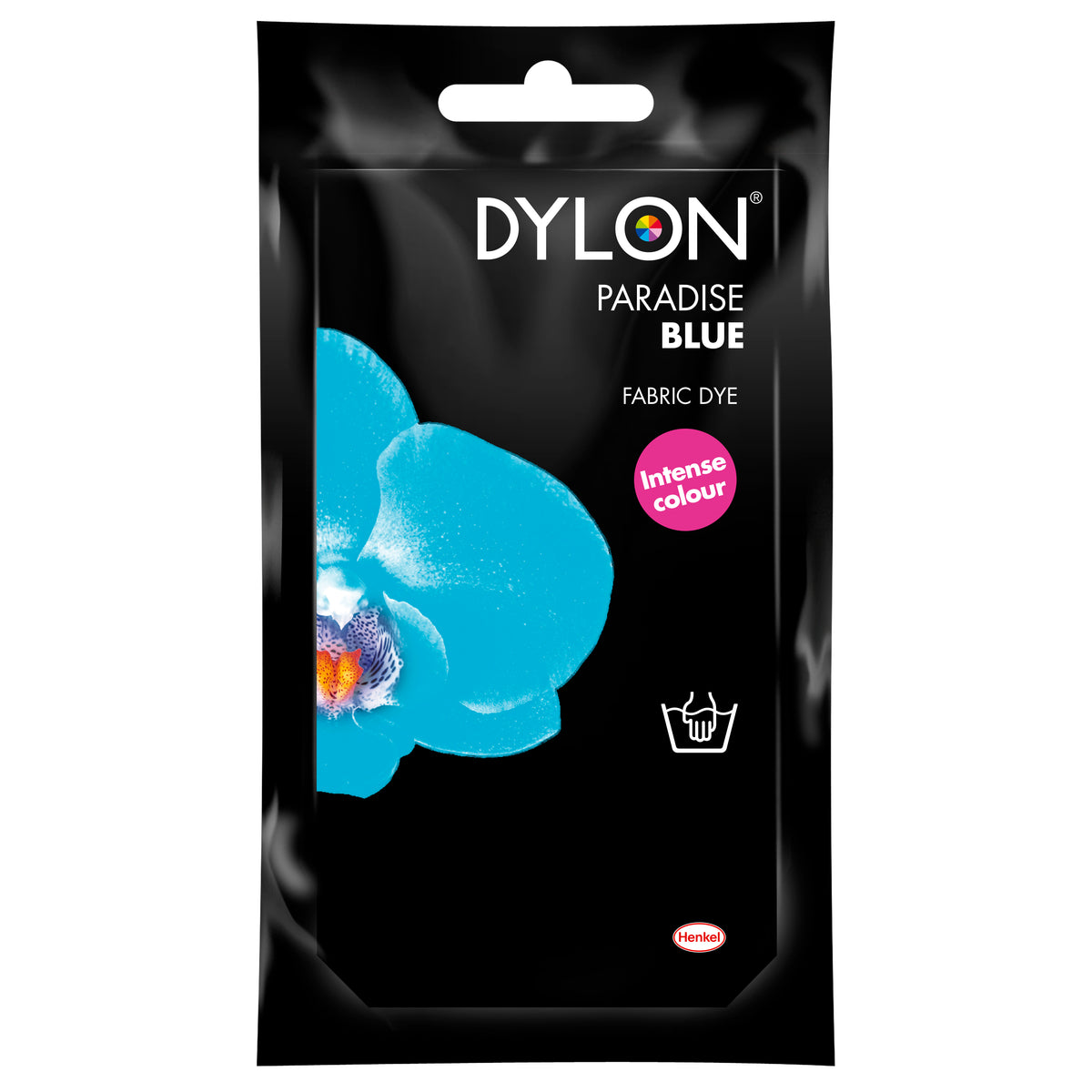 Dylon Hand Fabric Dye – Paradise Blue Colour 21