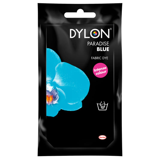 Dylon Hand Fabric Dye – Paradise Blue Colour 21