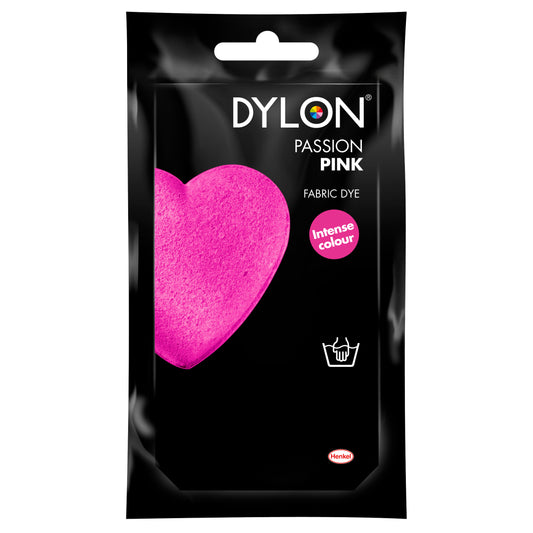 Dylon Hand Fabric Dye – Passion Pink Colour 29