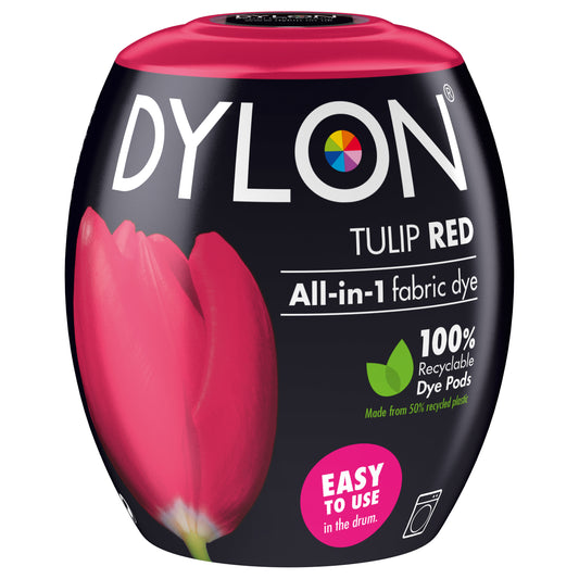 Dylon Machine Dye Pod – Tulip Red Colour 36