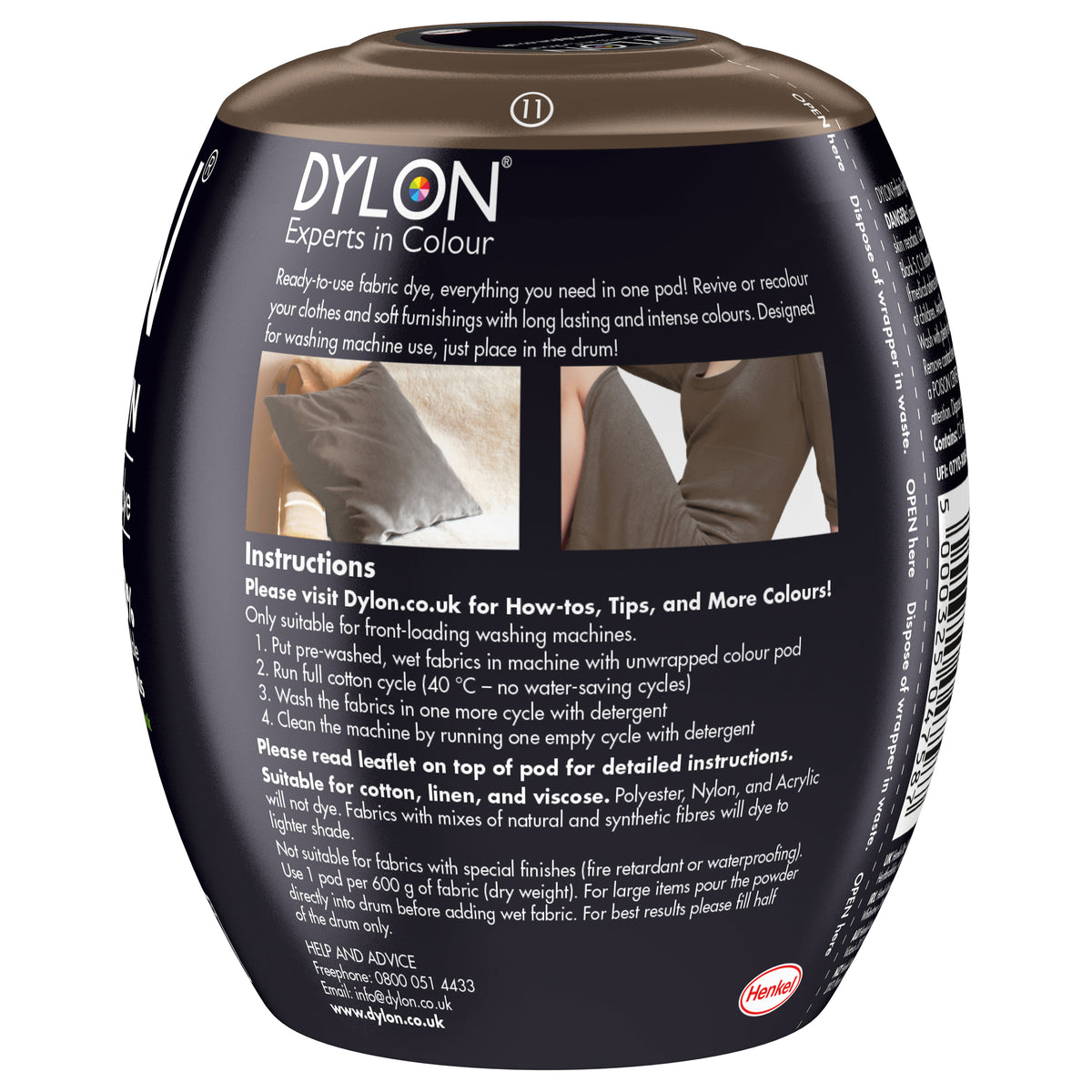 Dylon Machine Dye Pod – Espresso Brown Colour 11
