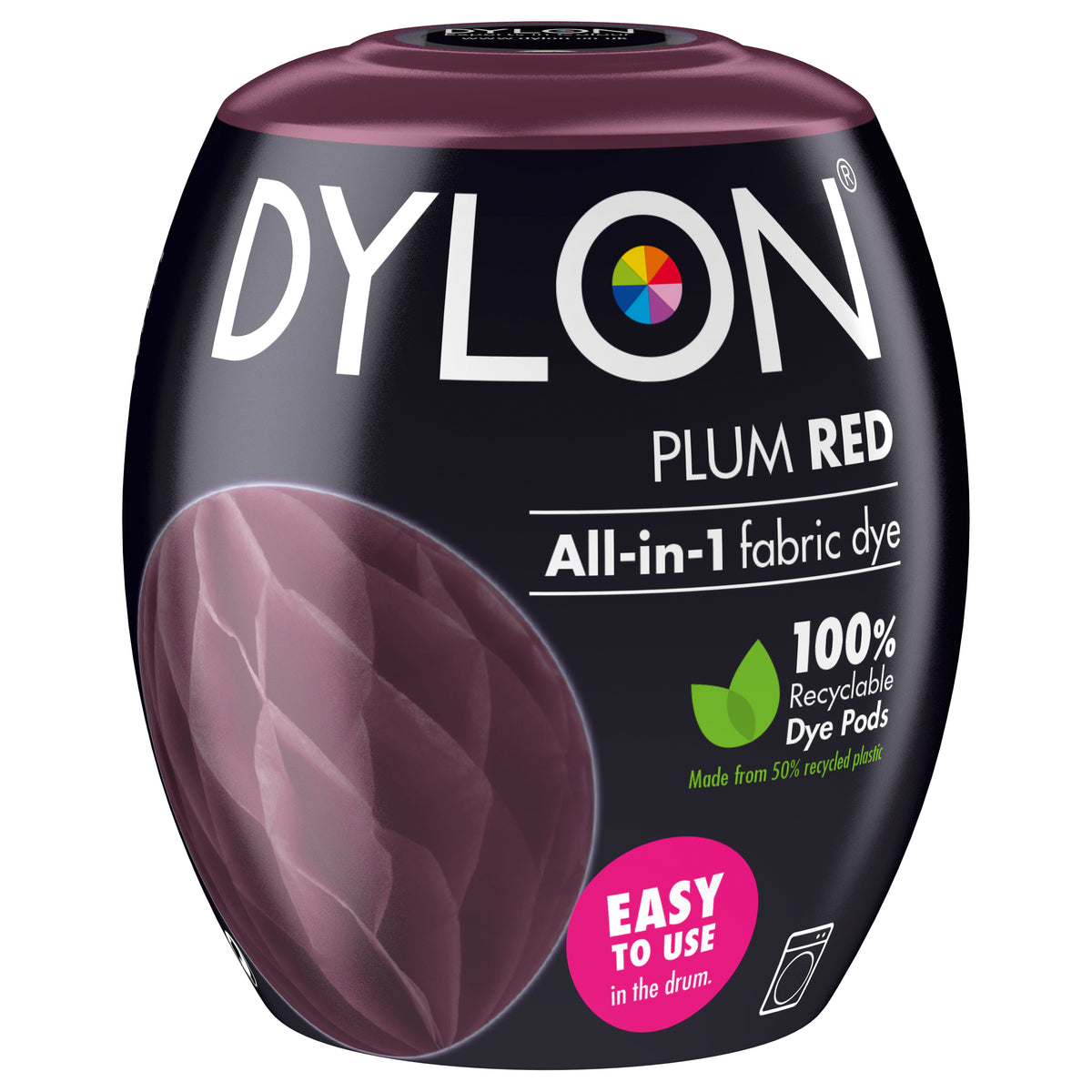Dylon Machine Dye Pod – Plum Red Colour 51