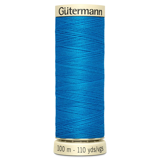 386 Gutermann Sew All Thread 100m - Bright Blue