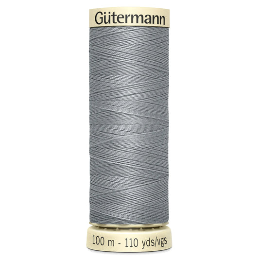 40 Gutermann Sew All Thread 100m - Silver Grey