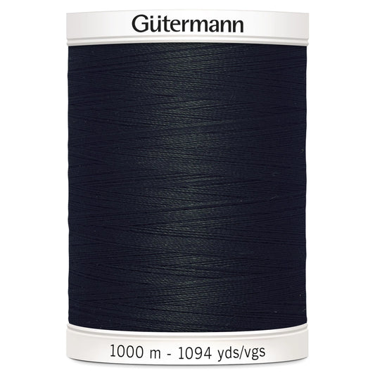 000 Gutermann Sew All Thread 1000m - Black