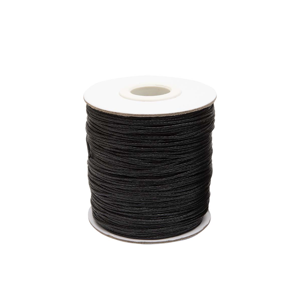 Waxed Cord 1mm Black