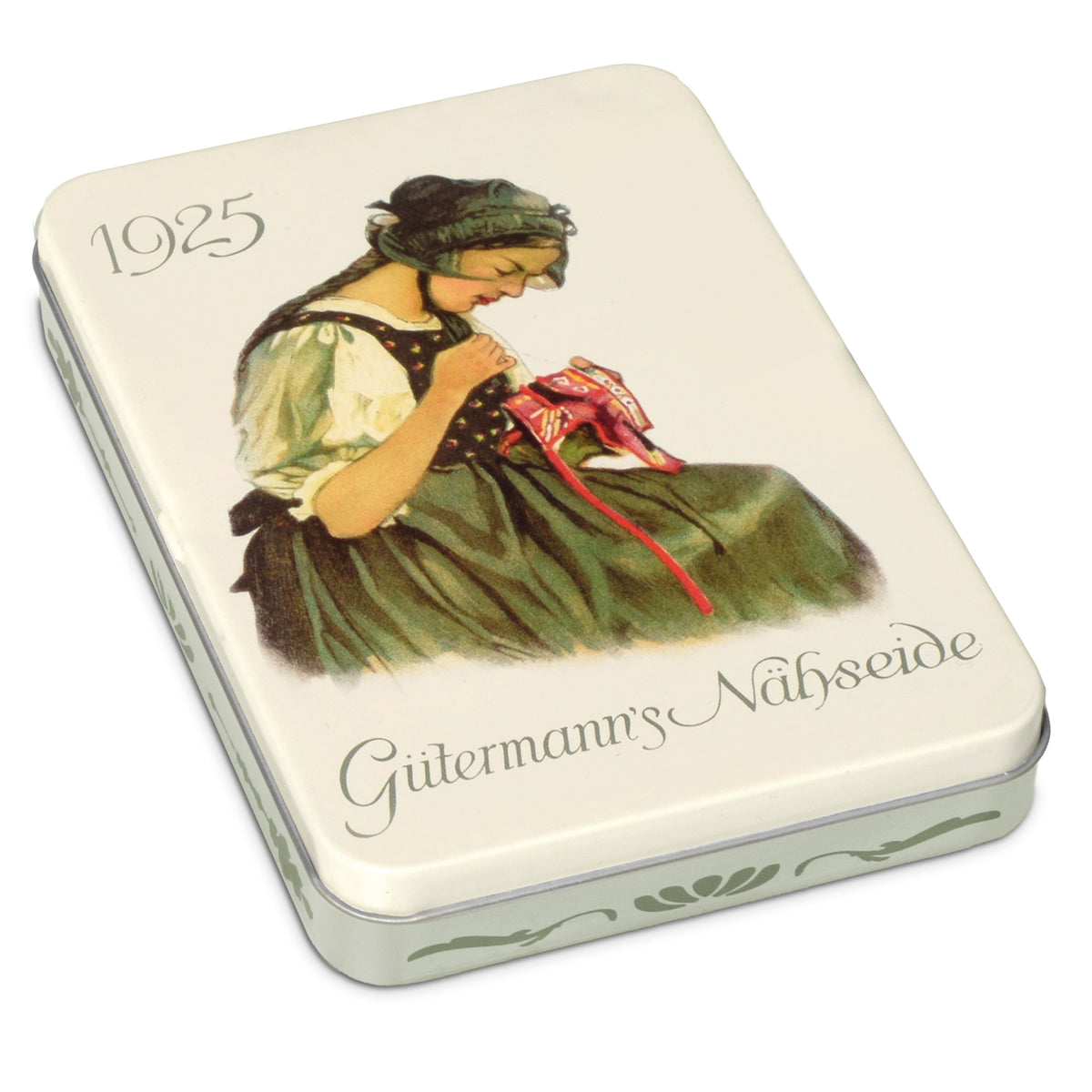 Gutermann Thread Storage Tin- Nostalgic '1925'- Sew-All 8 x 100m- Classic Shades