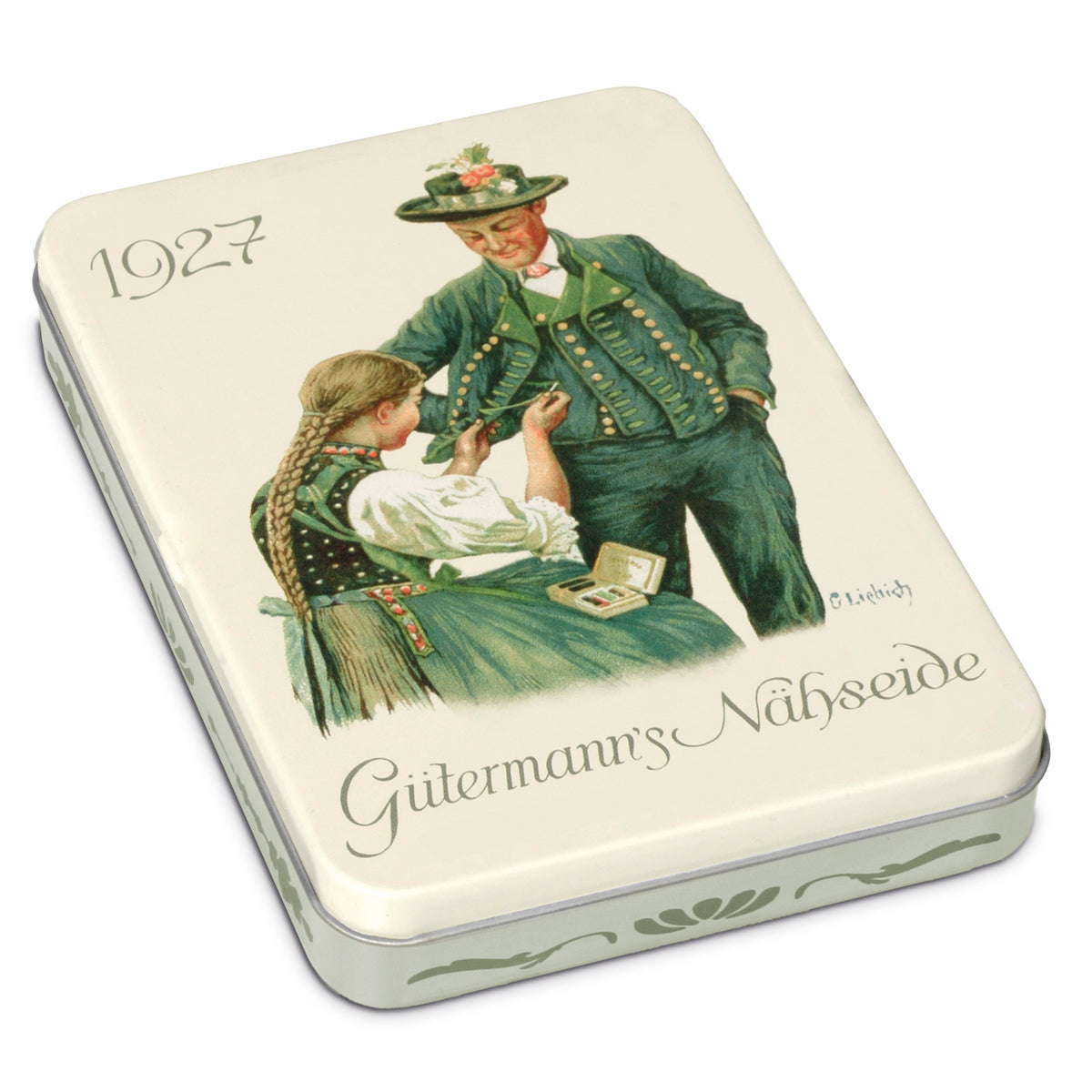 Gutermann Thread Storage Tin- Nostalgic '1927'- Sew-All: 8 x 100m- Pastel Shades