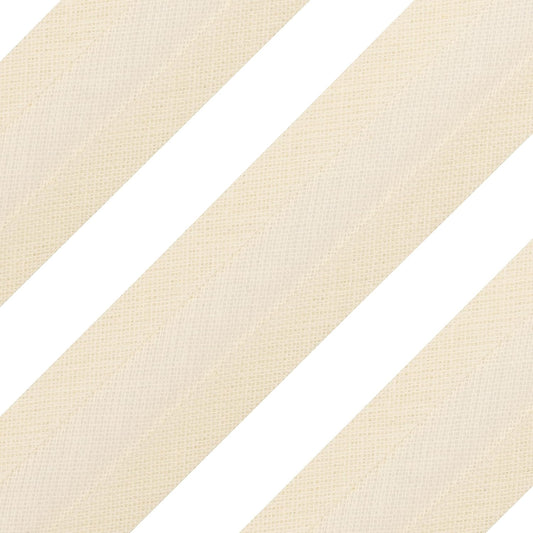 Cream Bias Binding Tape, Cotton, 1 Inch / 25mm