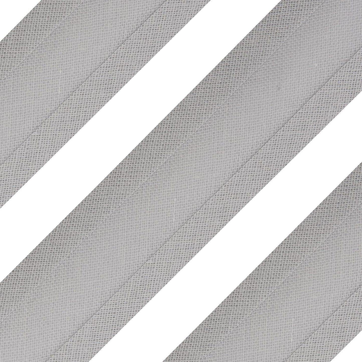 Silver Bias Binding Tape, Cotton, 1 Inch / 25mm