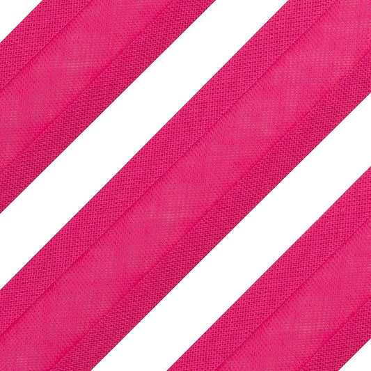 Cerise Bias Binding Tape, Cotton, 1 Inch / 25mm