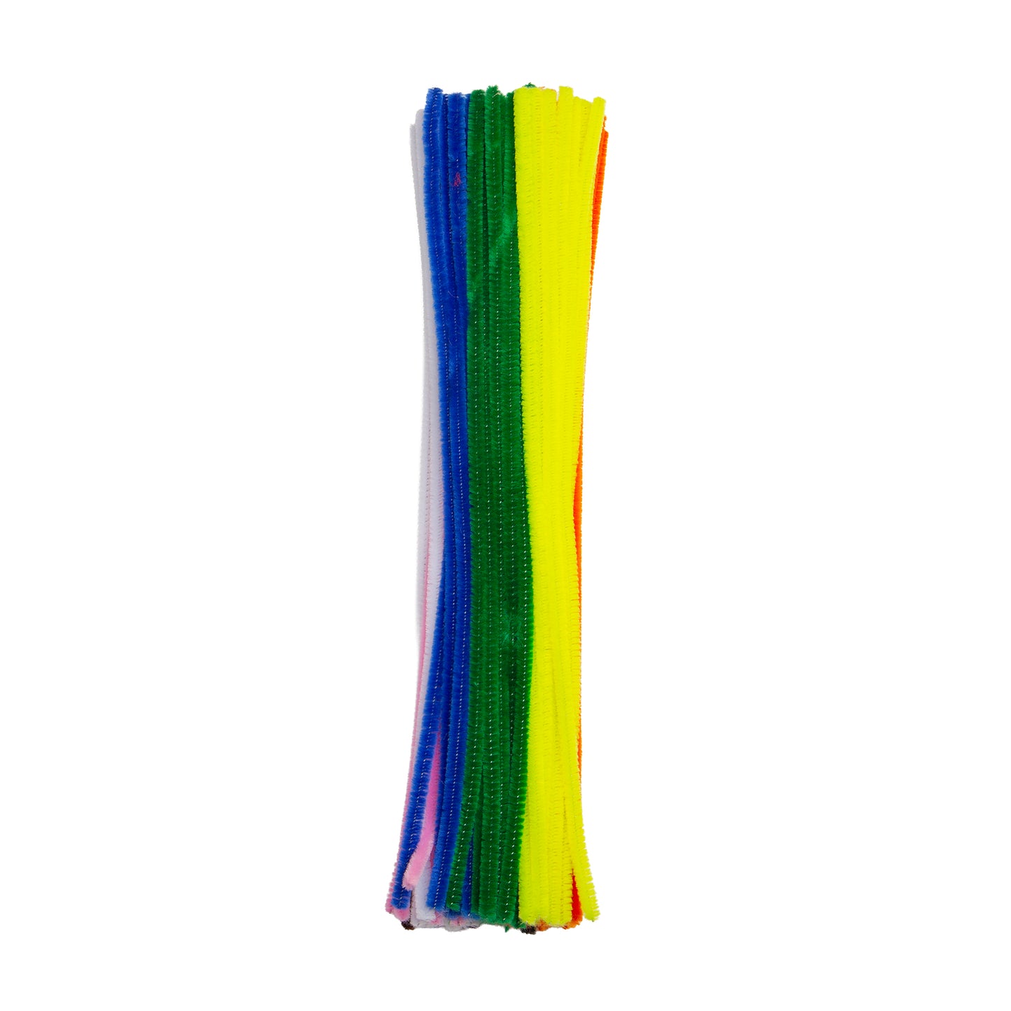 Pack of 100 Colourful Chenille Stem Pipe Cleaners – 0.6 x 30cm Craft Wires - Assorted