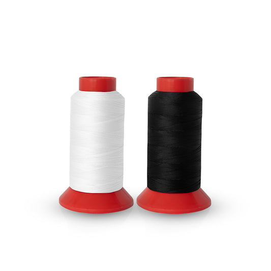 Black & White Twin Pack Bonded Nylon 40's 500m