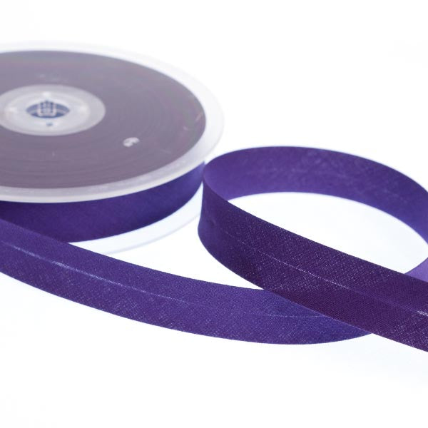 Purple Bias Binding Centre Fold Polycotton