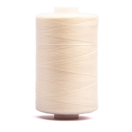 Realm Overlocking Sewing Machine Polyester Thread x One 1000 Yard Spool - Cream