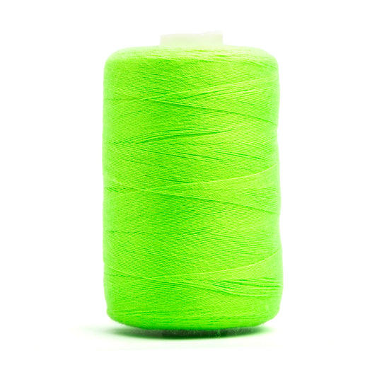 Realm Overlocking Sewing Machine Polyester Thread x One 1000 Yard Spool - Fluorescent Lime