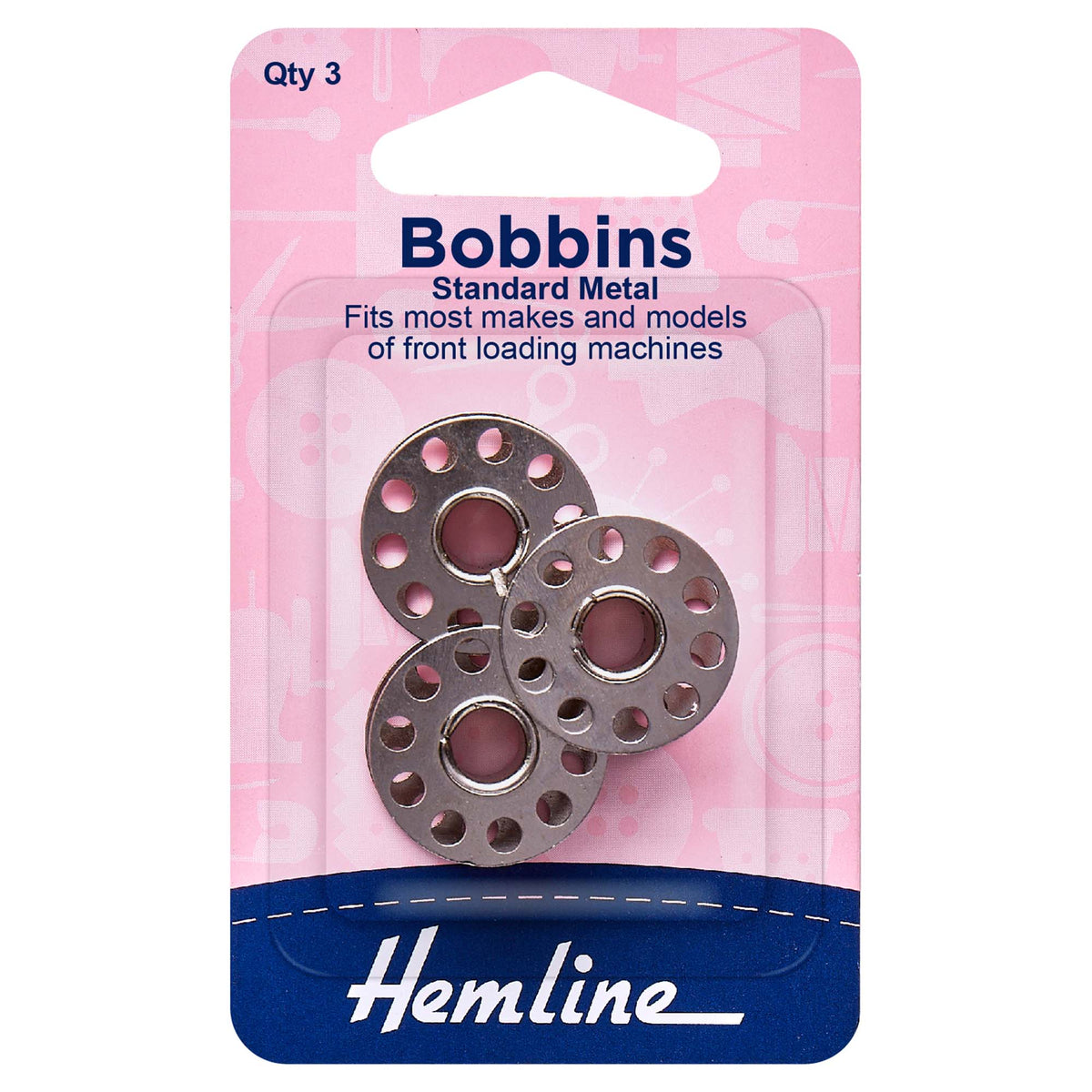 Hemline Universal Class 15K Metal Bobbins - H120.01