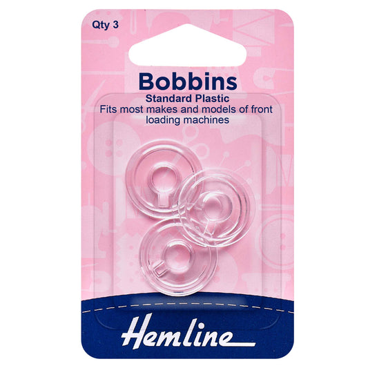 Hemline Universal Class 15K Plastic Bobbins - H120.13
