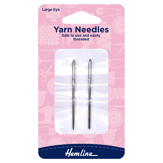 Hemline Wool & Yarn Hand Sewing Needles – Metal Pack of 2 - H212