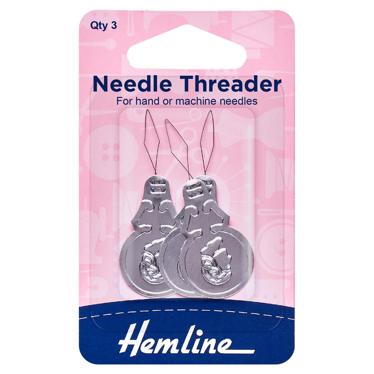 Hemline Aluminium Needle Threader - H232