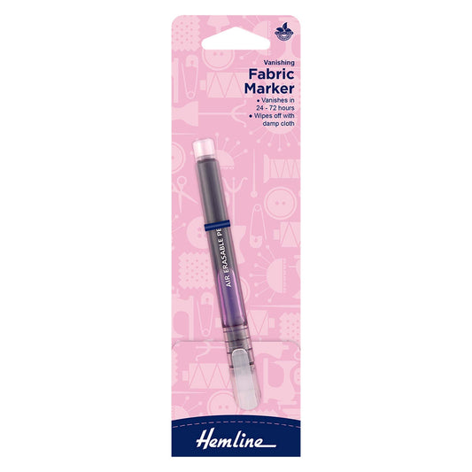 Hemline Vanishing Fabric Marker Pen - H296