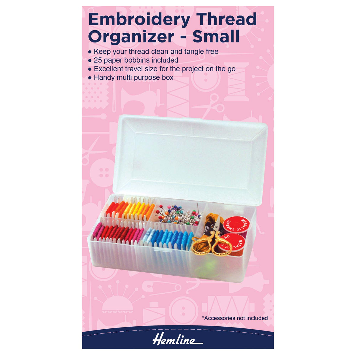 Hemline Small Embroidery Thread Organiser - H3003.S