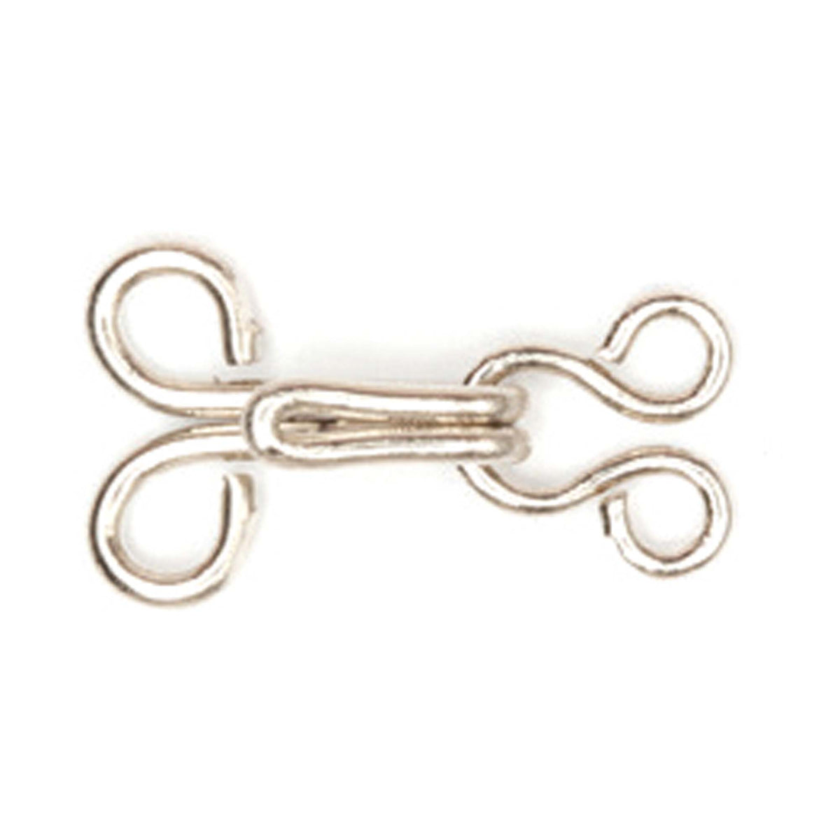 Hemline Nickel Hooks & Eyes – Size 3 - H400.3