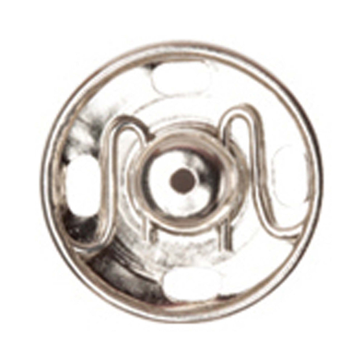 Hemline Nickel Sew-On Snap Fasteners – 11mm Pack of 10 - H420.11
