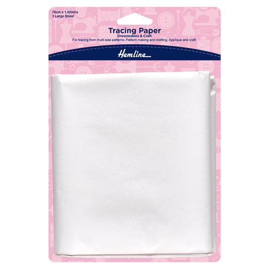 Hemline Plain Tracing Paper – 76 x 102cm - H750