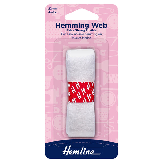 Hemline Fusible Hemming Web – 4m x 22mm - H781.EX