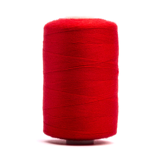 Realm Overlocking Sewing Machine Polyester Thread x One 1000 Yard Spool - Red