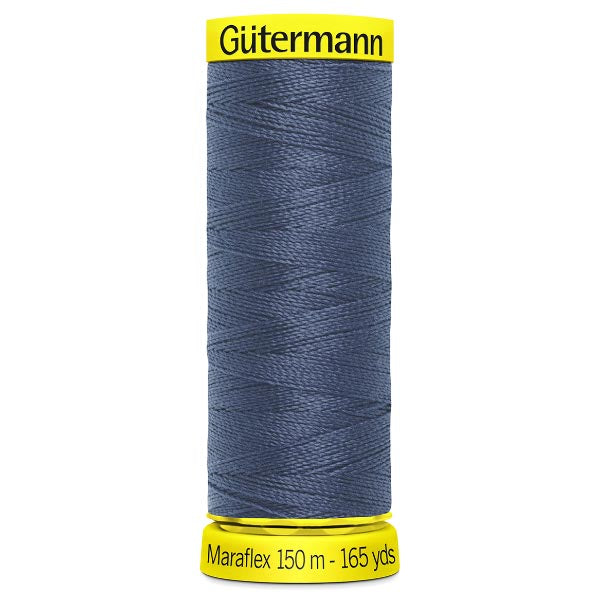 112 Gutermann Maraflex Thread 150m - Blue Grey