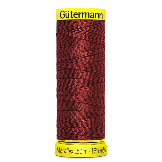 12 Gutermann Maraflex Thread 150m - Dark Red