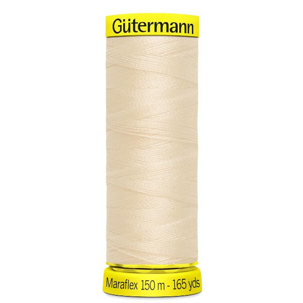 169 Gutermann Maraflex Thread 150m - Cream