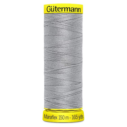 38 Gutermann Maraflex Thread 150m - Mid Silver