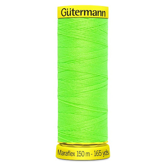 3853 Gutermann Maraflex Thread 150m - Neon Green